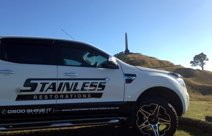 Stainless Restorations on site in Auckland